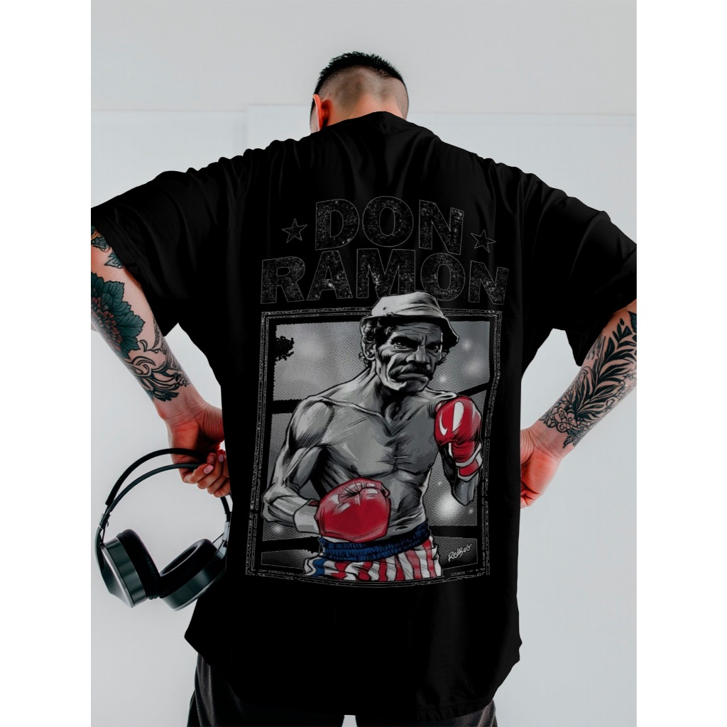 Camisa Camiseta SeuMadruga BOxeador Oversized Streetwear Unissex ref-3914 Dtf em Oferta na Shopee