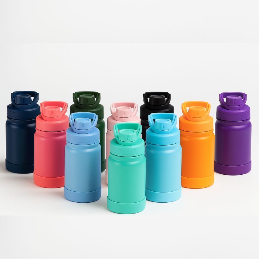 Garrafa Térmica MS-966 350ml Capa Protetora Silicone