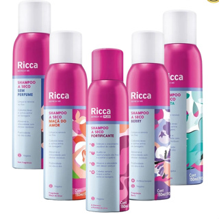 Shampoo a Seco Ricca 150mL - Escolha Seu Preferido em Oferta na Shopee