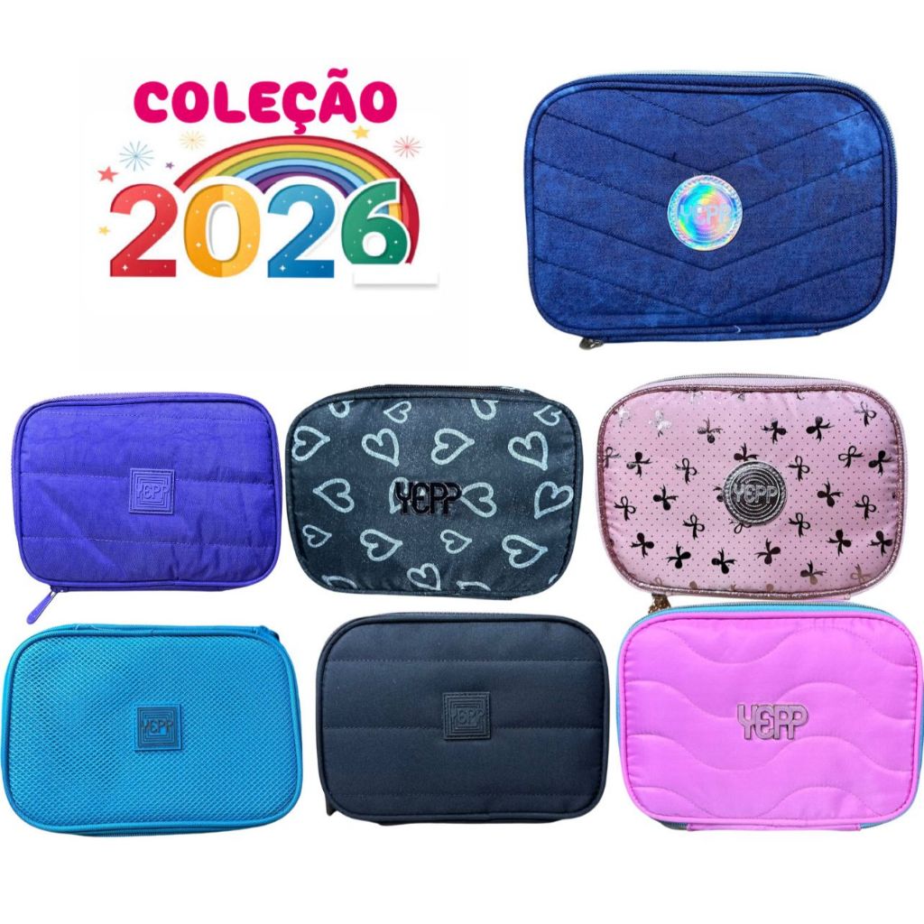 Estojo Box Menina e Menino Escolar Juvenil Volta Às Aulas 2026 - Yepp em Oferta na Shopee