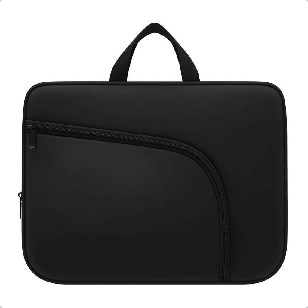 Capa De Notebook Case Neoprene Preto 14  15  17  Polegadas Maleta Pasta