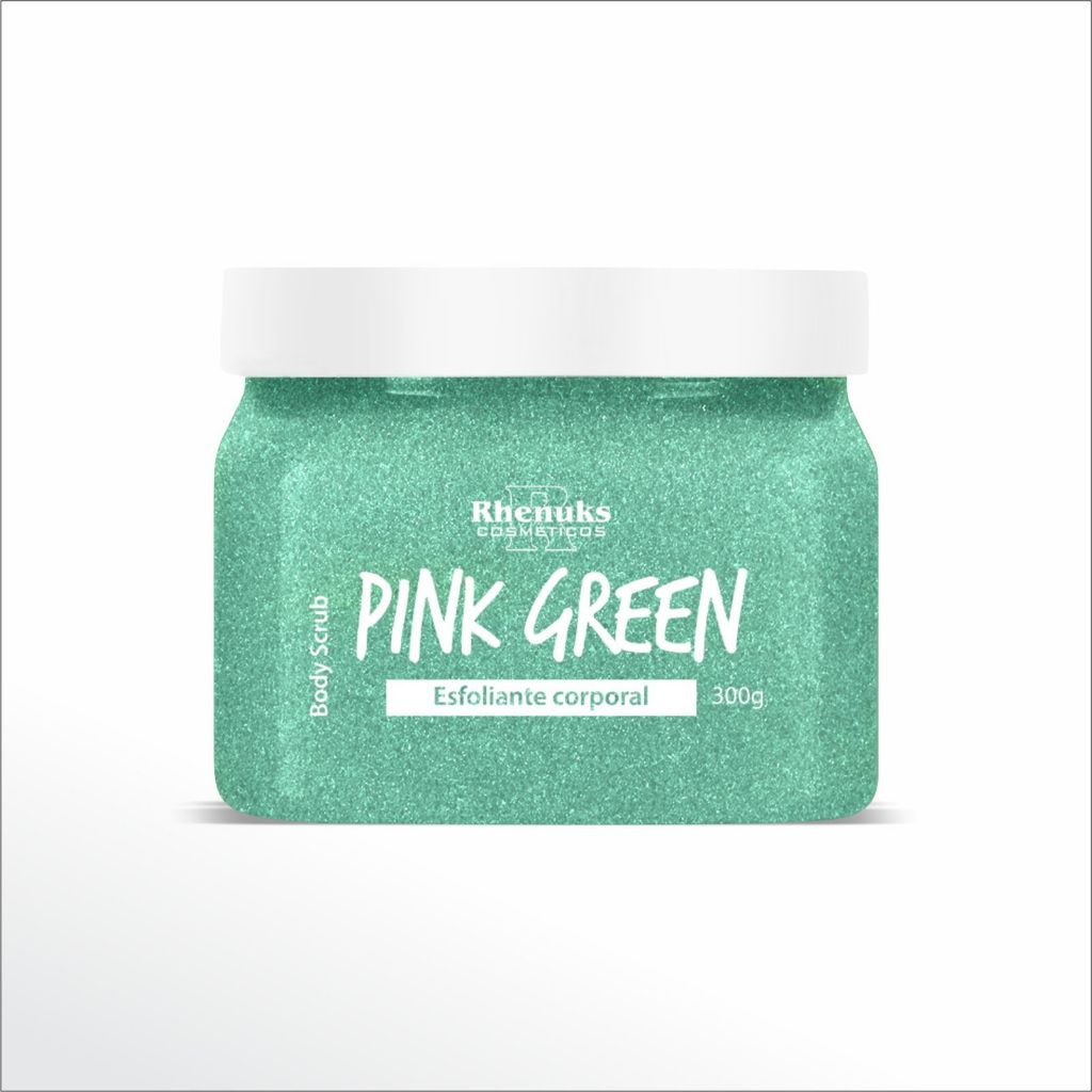 LANÇAMENTO BODY SCRUB PINK GREEN - ESFOLIANTE CORPORAL RHENUKS em Oferta na Shopee