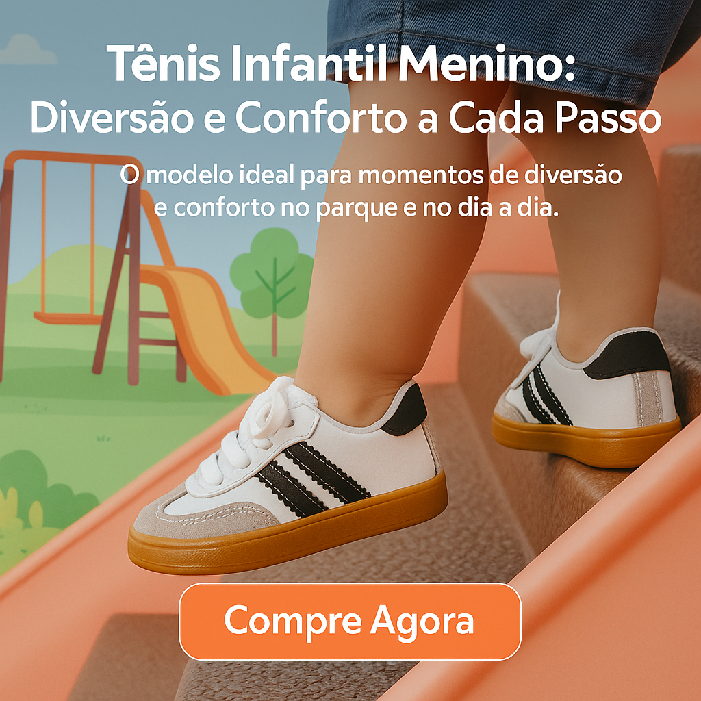 Tênis Baby Infantil Sambinha Menino Fácil de Calçar 20 ao 27 – O Sambinha que toda mãe confia!