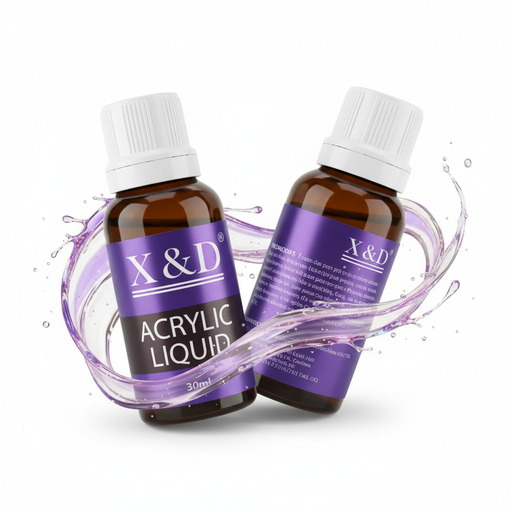 Kit 2 Líquidos Acrílicos X&D 30ml Monômer Profissional Para Alongamento de Unhas Acrílicas e Polygel