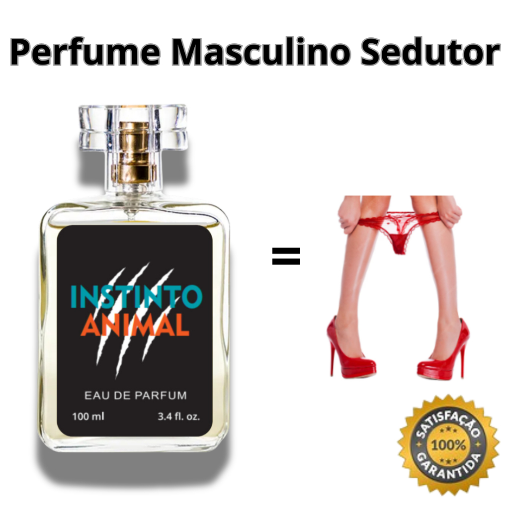 Perfume Sedutor Masculino com Feromônios Ativos 100ml