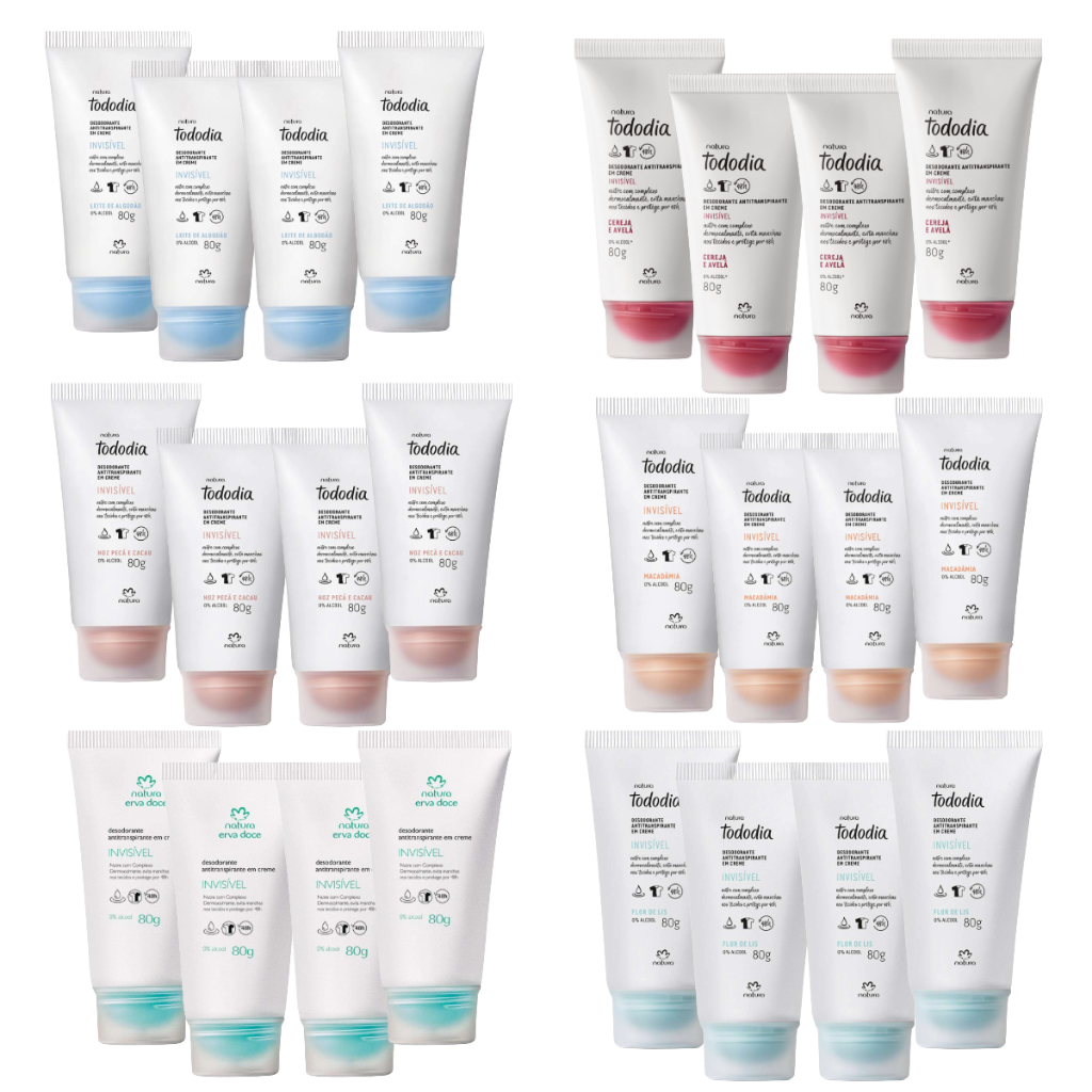 Natura Desodorante Antitranspirante em Creme invisível Tododia 48 Horas em Oferta na Shopee