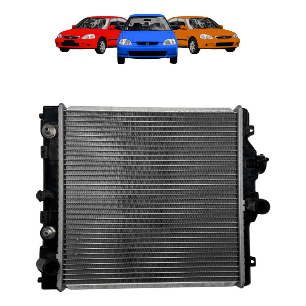 Radiador Honda Civic 1.6 1992 á 2000 Aut/mec C/ar Cambio: Automático Com Ar Condicionado : 19010p2ra01 / 19010pehm01