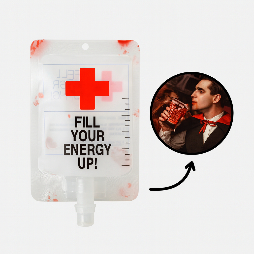 Bolsa De Sangue Vazia 250ml - Wei chian em Oferta na Shopee