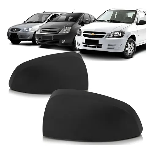 Capa Retrovisor Celta/Prisma/Meriva Preta - (PAR)