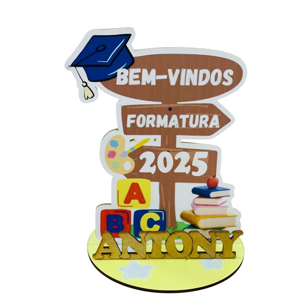 Placa de Mesa Formatura: Onde Comprar | BuscaProdutos