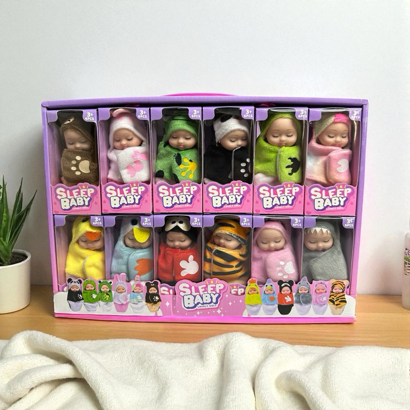 Kit 12pcs Boneca MINI  Bebe Reborn Recem Nascida Menina em Oferta na Shopee