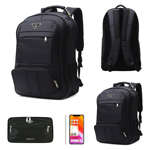 Mochila Reforçada Impermeável Masculina Notebook Grande Resistente A Prova D'água Faculdade