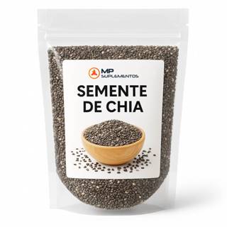 Semente de Chia 100% Natural 1kg Sem Glúten Vegana Premium Ômega 3 Natural Alta Qualidade em Oferta na Shopee