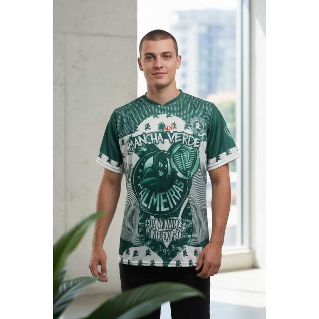 CAMISETA DE TORCIDA MACHA VERDE em Oferta na Shopee