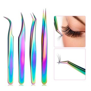 Pinças Profissionais Para Extensão E Alongamento De Cílios De Alta Precisão Diversos Modelos em Oferta na Shopee