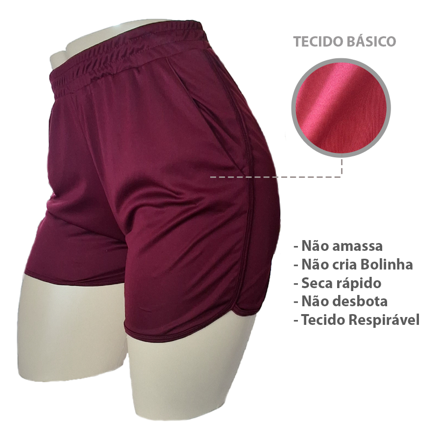 Short Feminino Dry-Fit Esportivo Academia Fitness Corrida – Confortável e de Secagem Rápida