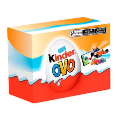 Kinder Ovo Laranja Chocolate ao Leite 2 Unidades - 40g