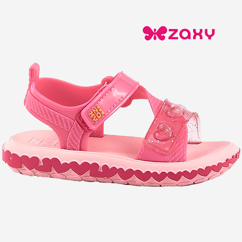 Sandalia Menina Papete Zaxy Nina Velcro Confortável Antiderrapante Modelo Novo
