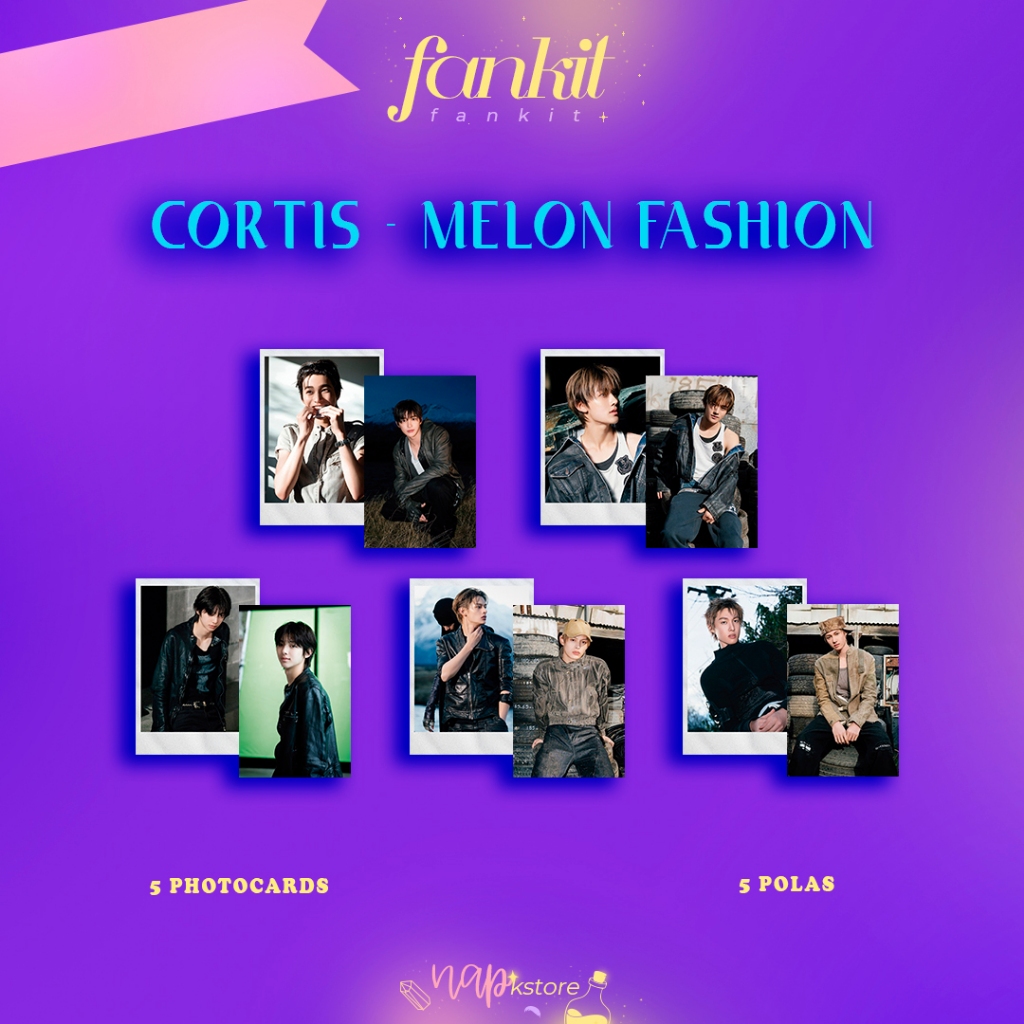 KIT ARTESANAL FANMADE INSPIRADO NO CORTIS - MELON FASHION / Photocard/Pola