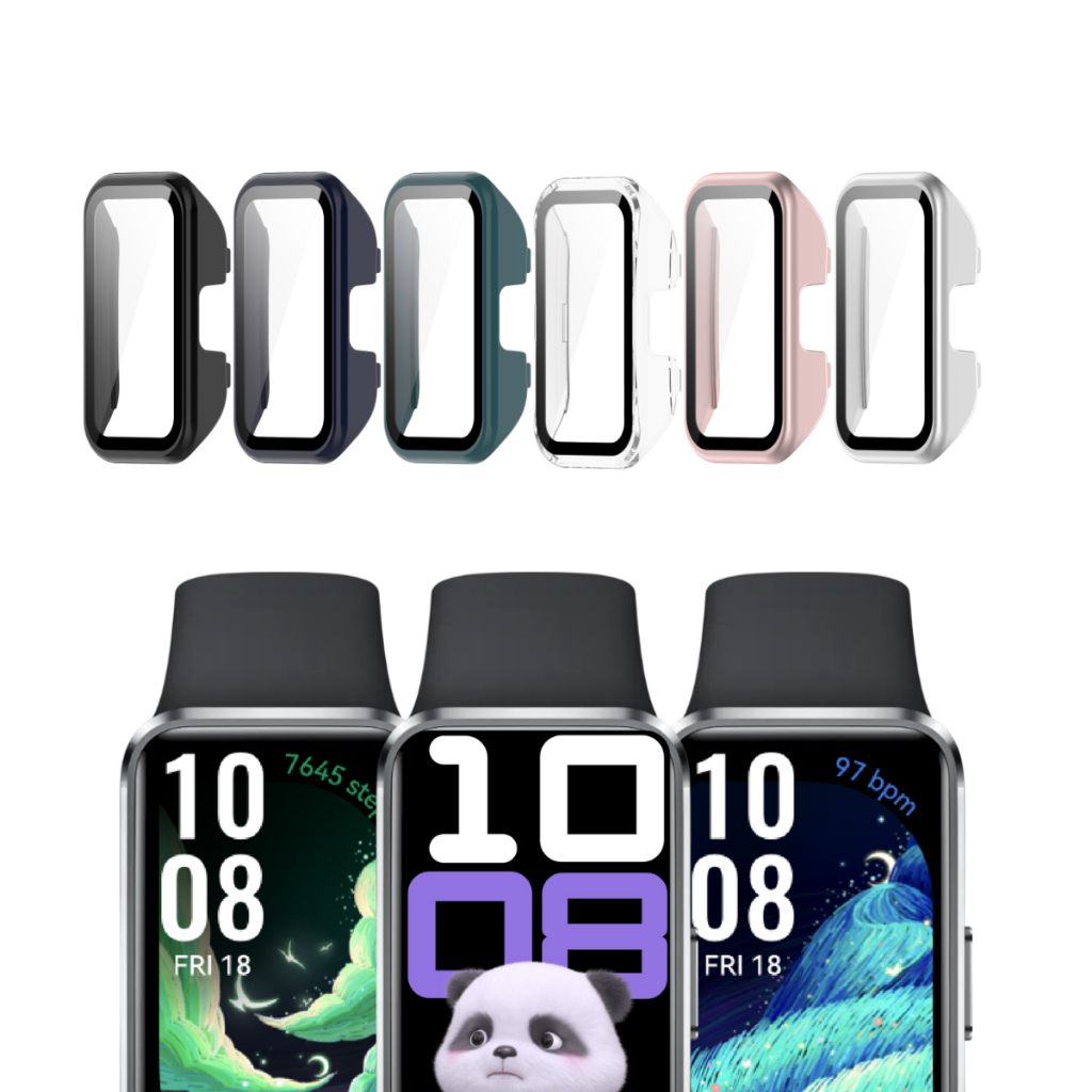 Capa Capinha Bumper Case Para Huawei Band 8 9 10 Bumper Proteção 360 Tela Anti Shock