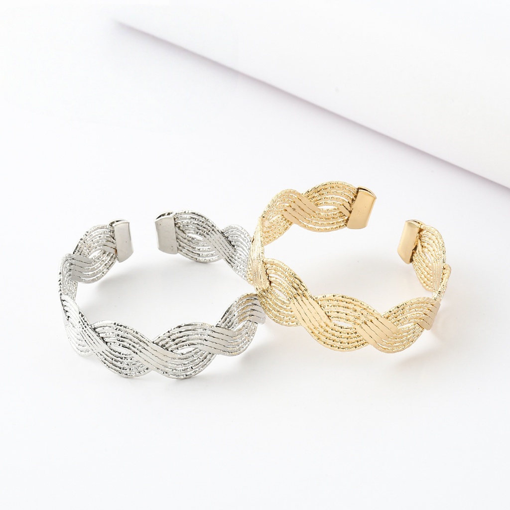 Pulseira Geométrica Ouro Vazada Estilo Ins Fashion Ajustável em Oferta na Shopee