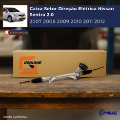 Caixa Setor Direção Elétrica Nissan Sentra 2.0 2007 A 2012 Genuine Automotive