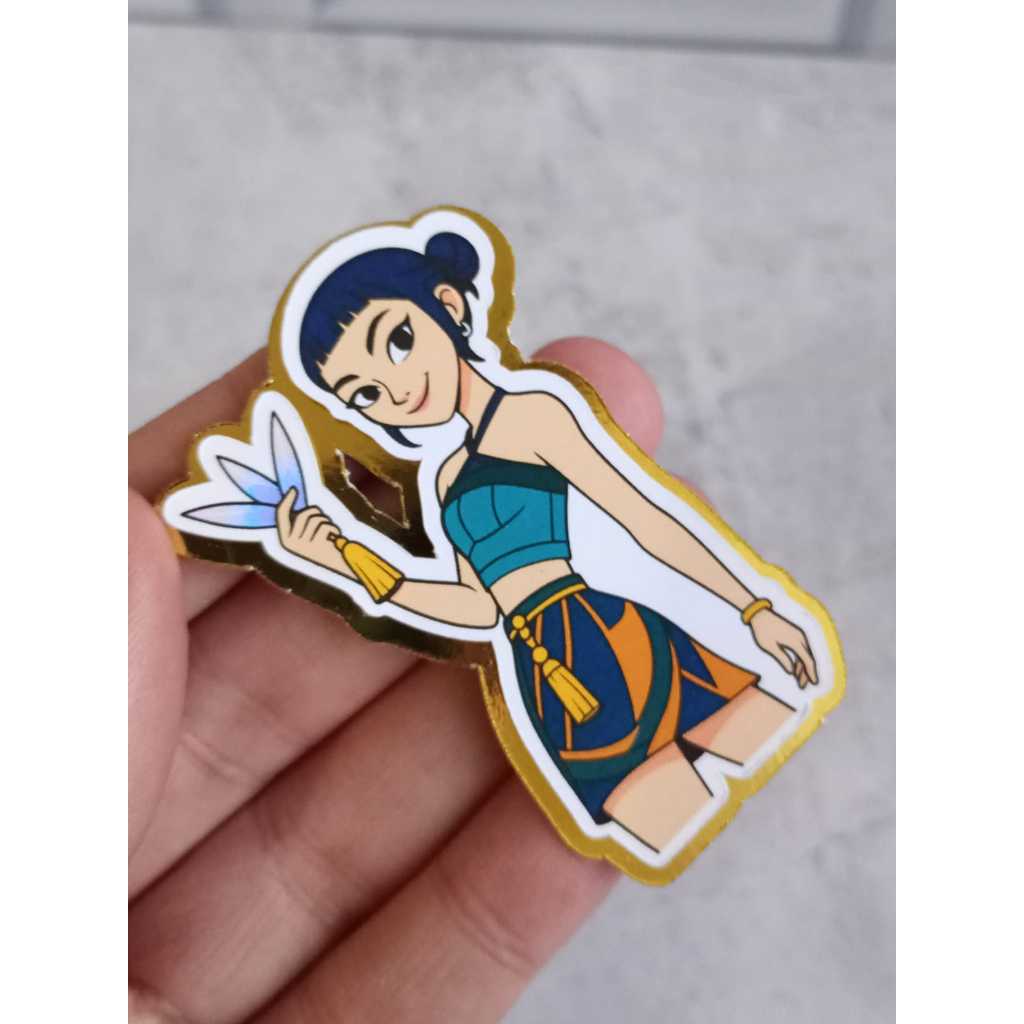 Apliques 3D Guerreiras, Lembrancinhas Huntrixx