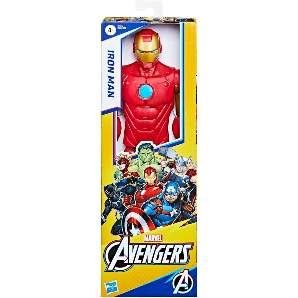 Marvel Avengers Titan Hero Series, Boneco Homem de Ferro, Figura articulada de 30 cm