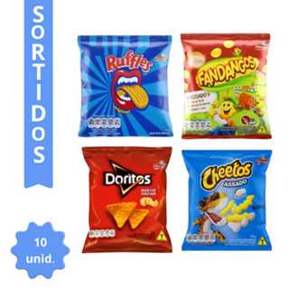 Kit 10 salgadinhos Doritos Elma Chips em Oferta na Shopee