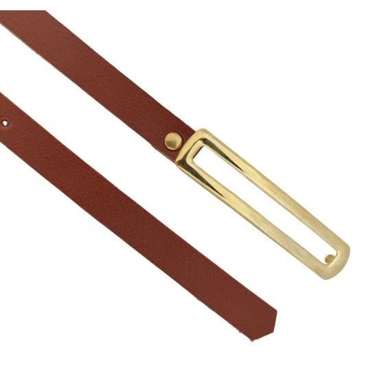 Cintos Feminino Couro com Fivela Retangular Fino Dourada AjustávelBlogueira  Lika Modas em Oferta na Shopee