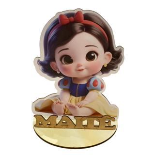 12 Centros Mesa branca baby base clara Personalizado Lembrança Festa em Oferta na Shopee