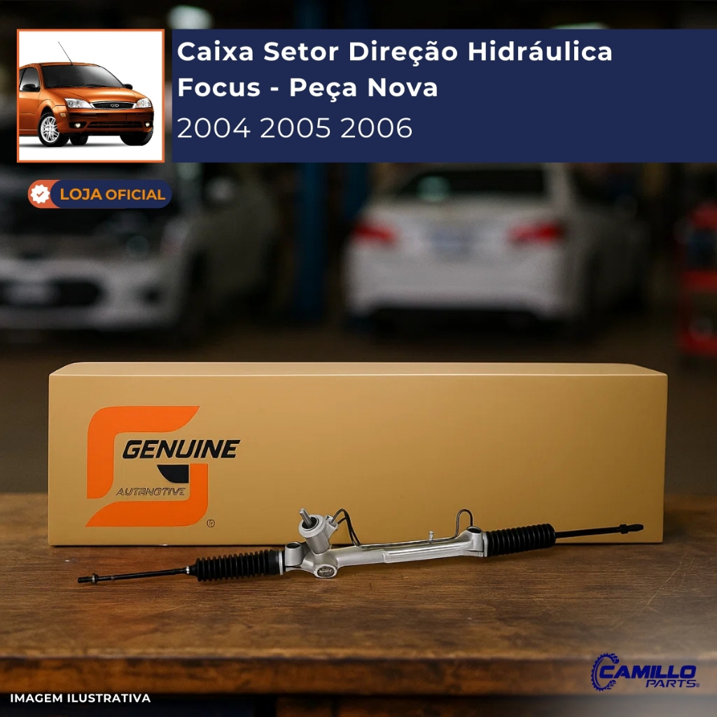 Caixa Setor Direção Hidráulica Ford Focus 2000 A 2008 Genuine Automotive