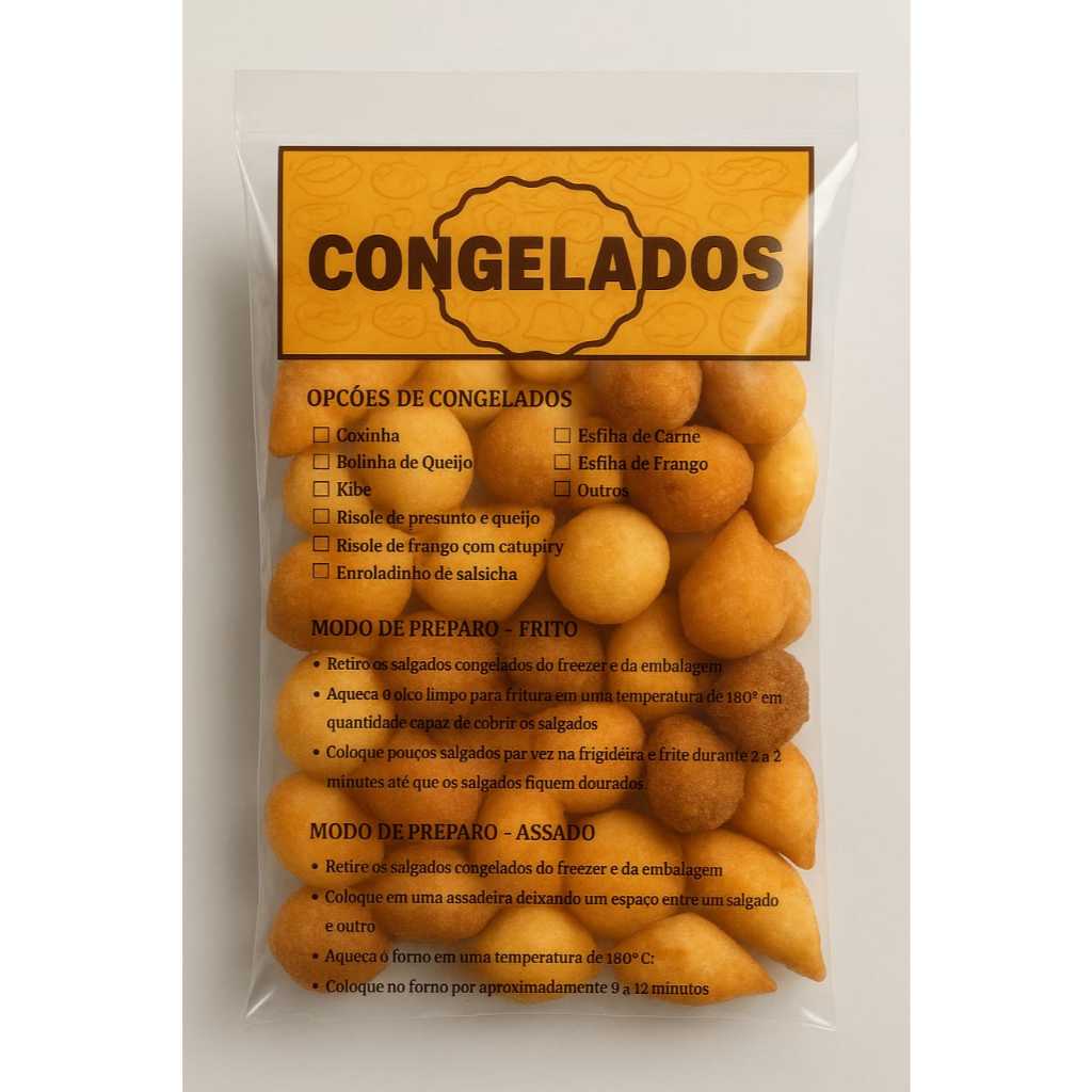 Embalagem para Congelados c/ 100 un