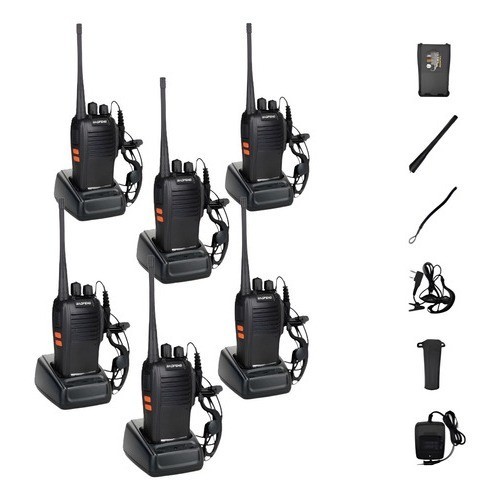 kit rádios baofeng comunicador Alcance 12 Km 16 Canais BF 777S Profissional recarregável rádio segurança