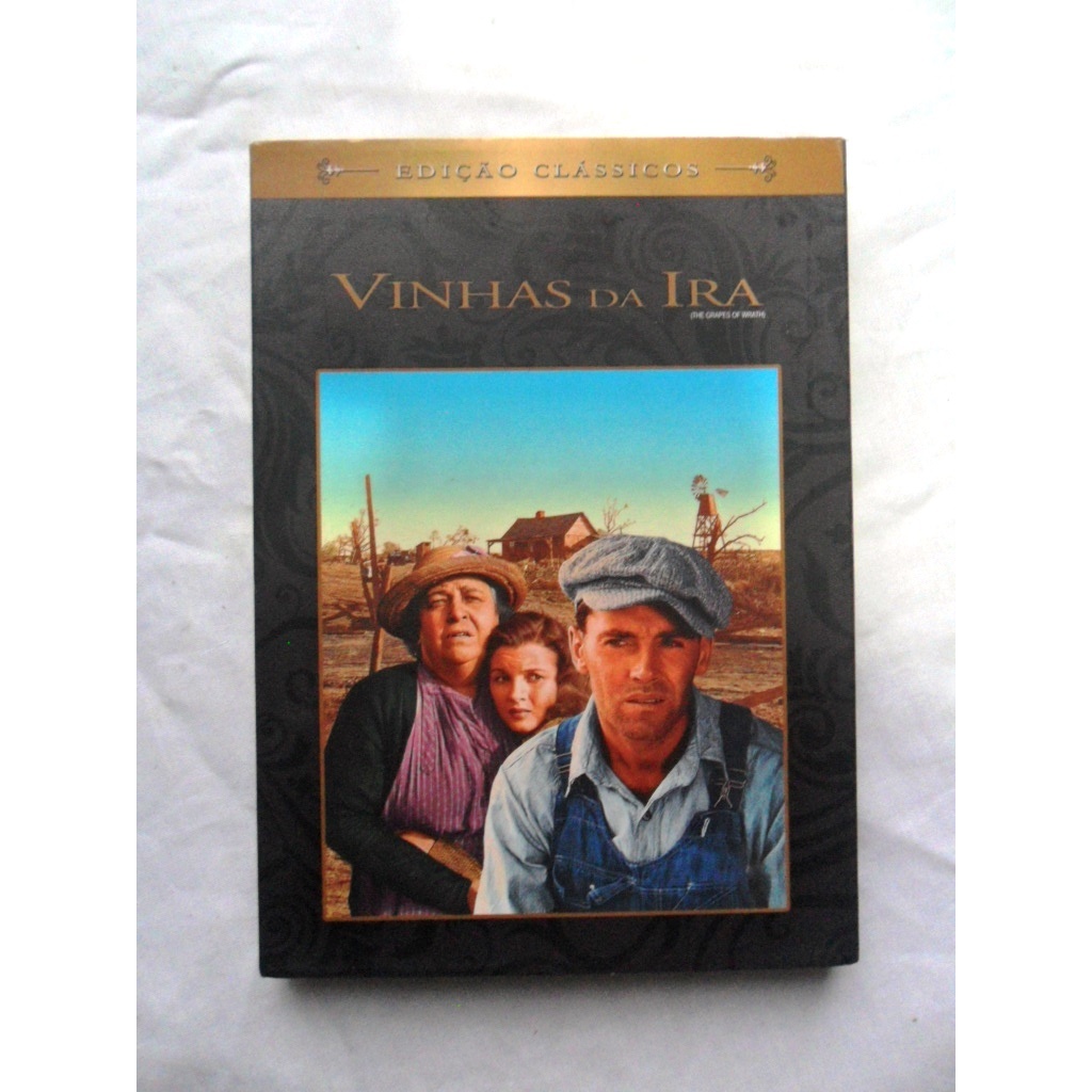COLEÇÃO DVD EDIÇÃO CLASSICOS - VINHAS DA IRA - ANO 1940 FOX CLASSICS THE GRAPES OF WRATH HENRY FONDA