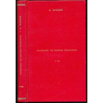 Livro -  Panorama do Teatro Brasileiro - Sábato Magaldi  Exemplar fotocopiado em 2 volumes  Editora: Difusão Européia