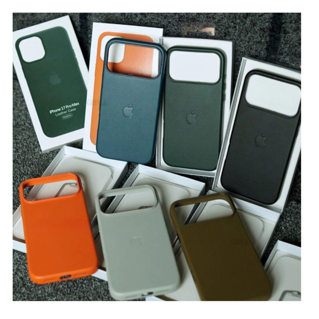 Capa Case Premium Couro Magsafe Anti Impacto Para iPhone 11 12 13 14 15 16 17 17 Pro Max