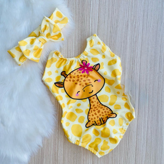 Body Maiô Infantil biquíni Suplex Menina Bebe Bolofofos Galinha Pintadinha Vaquinha Melancia em Oferta na Shopee