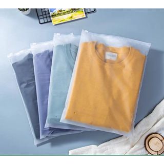 Saco Fosco Com Ziper Fecho Ideal para Roupas e Acessórios 50unidades em Oferta na Shopee