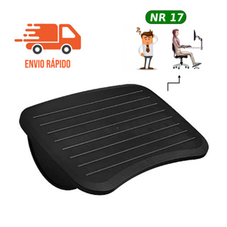 Apoio para os pés descanso para os pes apoio ergonomico com regulagem NR17 Masticmol em Oferta na Shopee