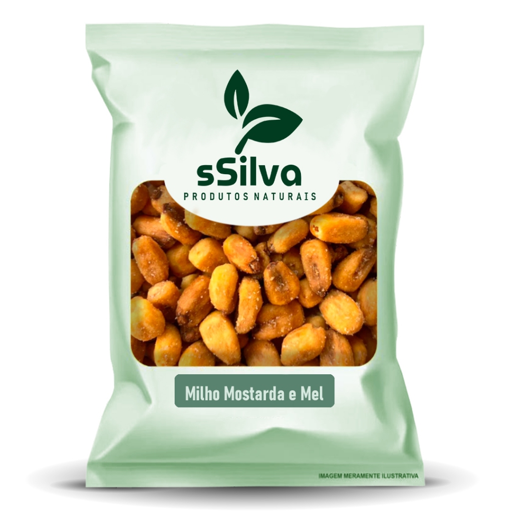 Milho Mostarda e Mel (Amendoim) sSilva Produtos Naturais