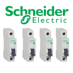 Disjuntor unipolar Schneider Easy9 Curva B 10A a 63A