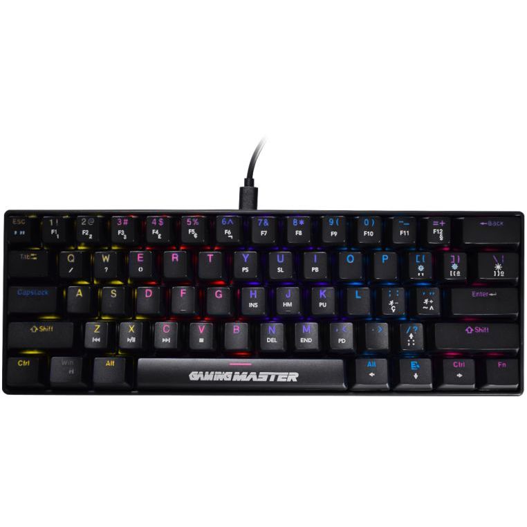 Teclado Gamer Mecânico SPECTRA FURY KBL88 Switch Blue Efeitos Led - Caracteres Impressos à Laser