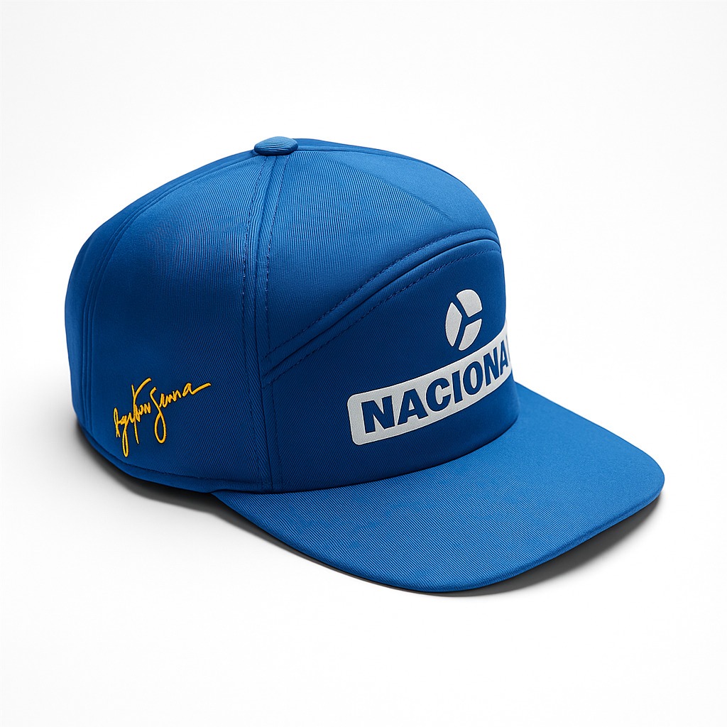Boné Nacional Senna Retro Ayrton Senna Linha Premium Ajustável em Oferta na Shopee