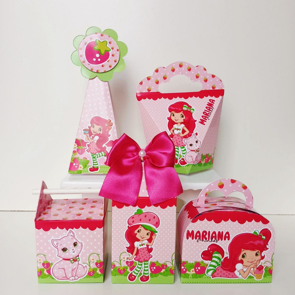 Personalizados Moranguinho l PEGUE E MONTE l Lembrancinhas para Festas l MORANGUINHO l Festas l PEGUE E MONTE