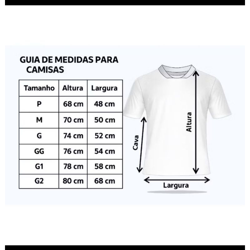 Manga Longa Gaviões da Fiel Preta Nova