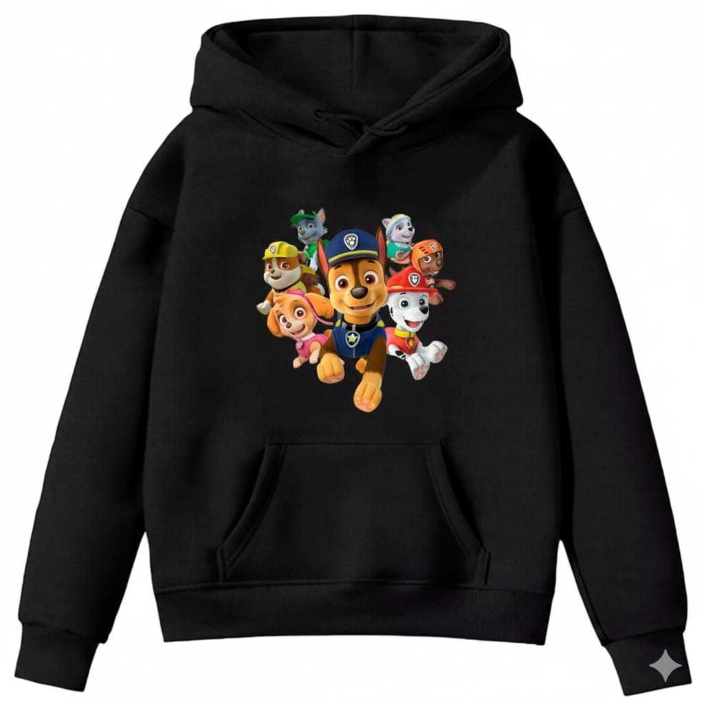 moletom infantil  felpado unissex patrulha camina