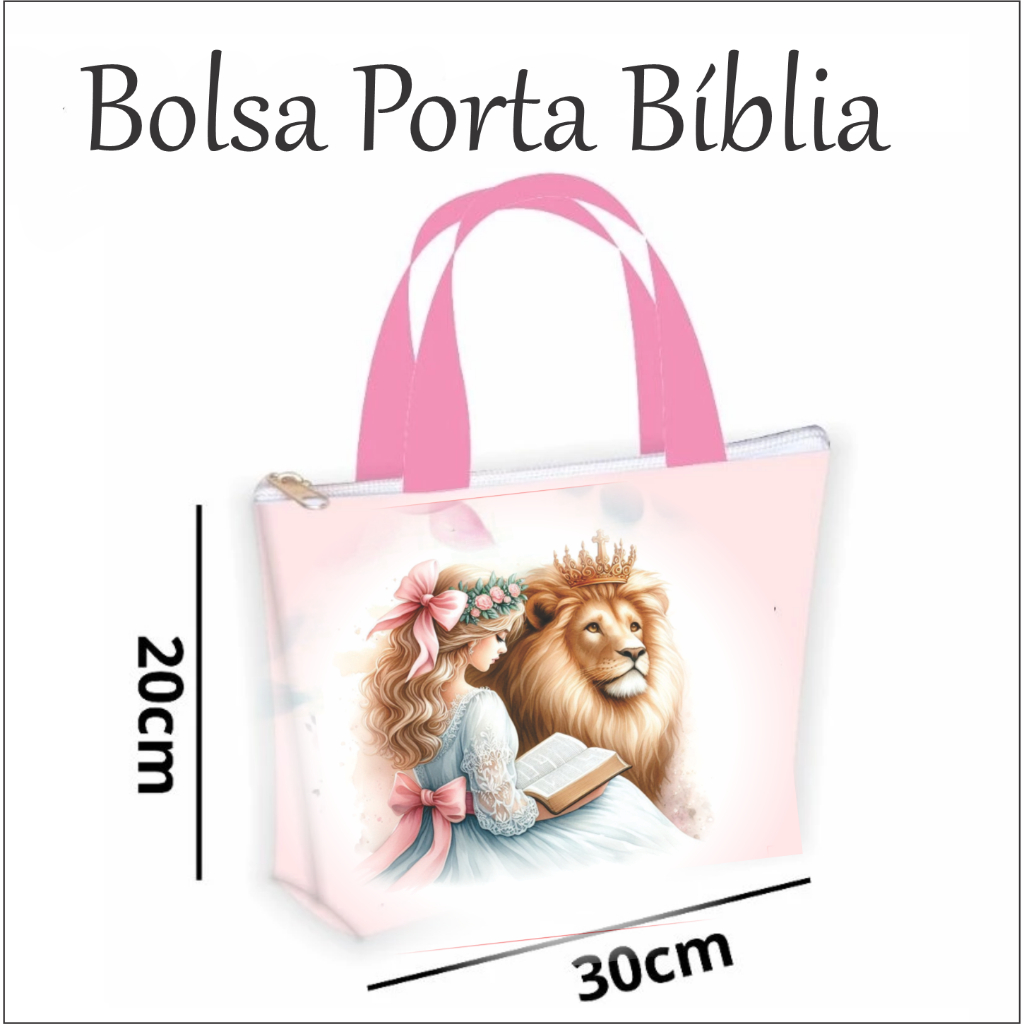 Bolsa porta Bíblia estampada