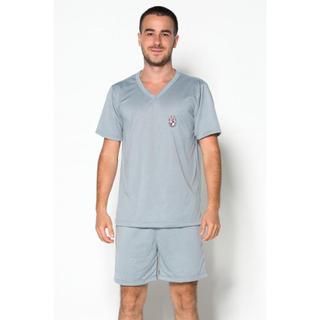 Pijama Masculino Adulto de Verão Confortável para dormir Cirurgico Manga Curta E Short