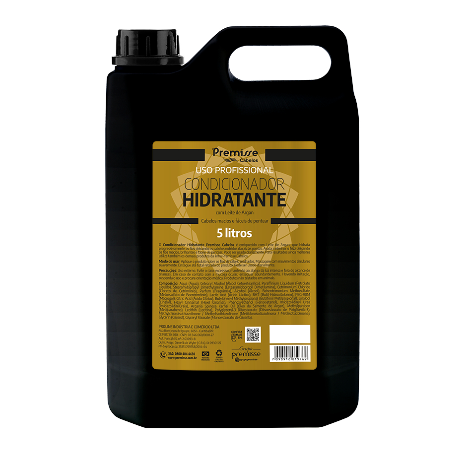 Condicionador Hidratante Leite de Argan 5 Litros - Premisse